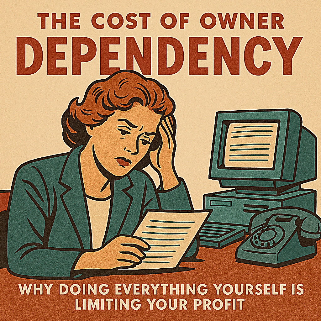 owner dependency in service businesses