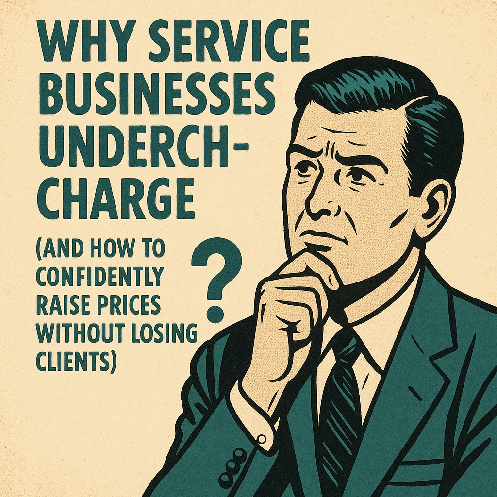 Why Service Businesses Undercharge